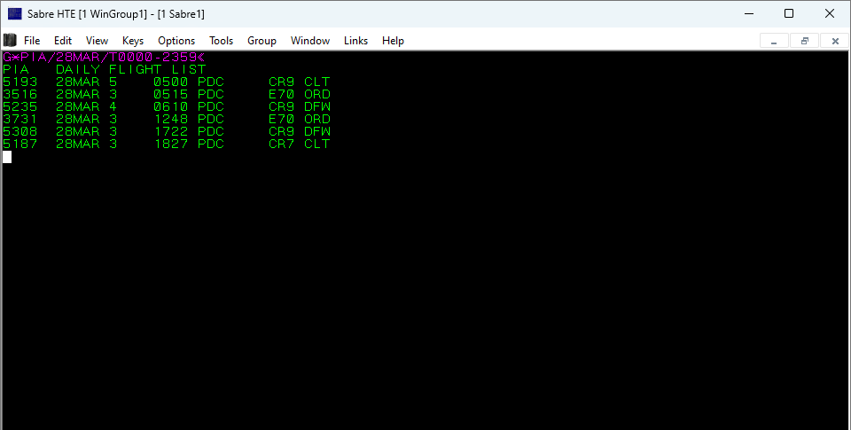 Station Flight Status